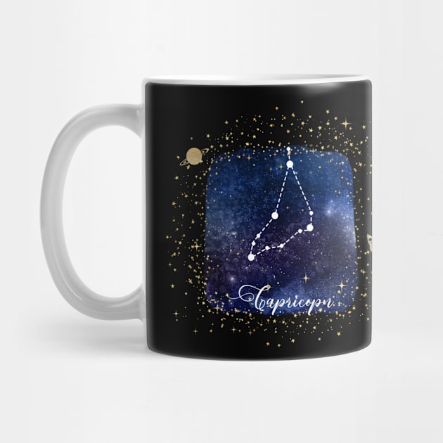 Capricorn Constellation by Underthespell